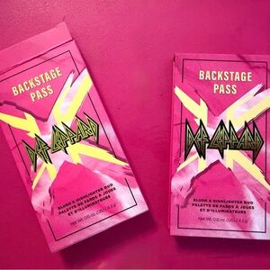 Def Leppard Backstage Pass Blush & Highlighter Duo